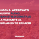 Piano urbanistico generale bologna e variante regolamento edilizio