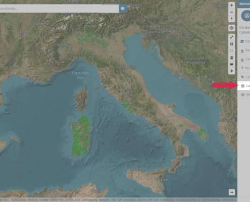 layout di stampa urbismap