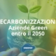 decarbonizzazione: aziende green entro il 2050