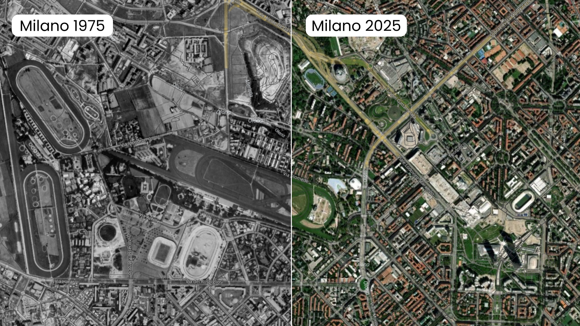 utilizzo delle ortofoto urbismap_milano