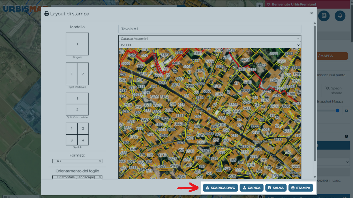 layout stampa_urbismap