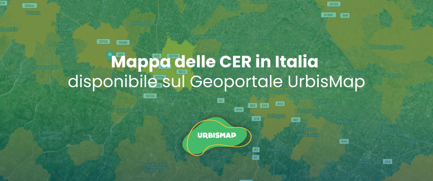 mappa delle CER in Italia_urbismap