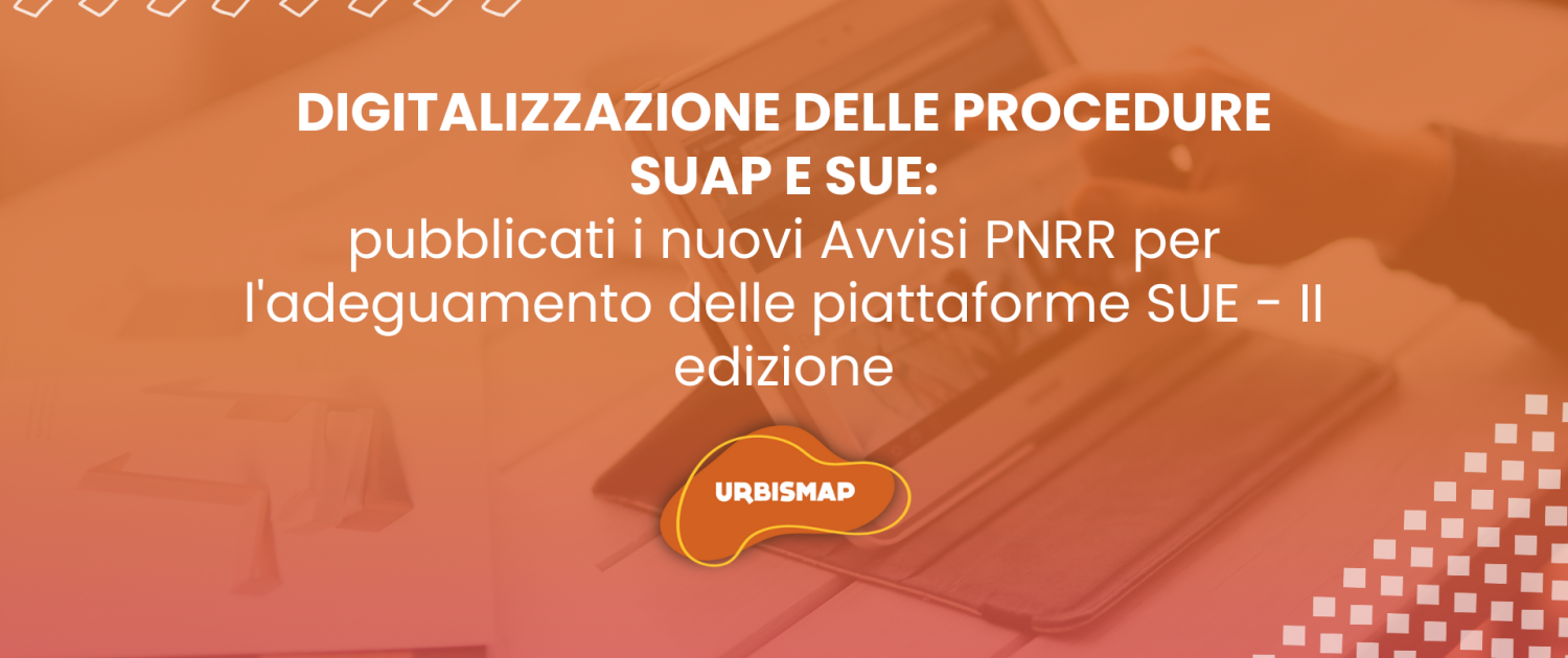 digitalizzazione delle procedure SUAP e SUE_urbismap
