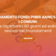 Affidamento fondi PNRR ANNCSU per i Comuni: come rispettare i 60 giorni ed evitare la revoca dei finanziamenti