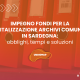 Impegno fondi per la digitalizzazione archivi_servizio urbismap
