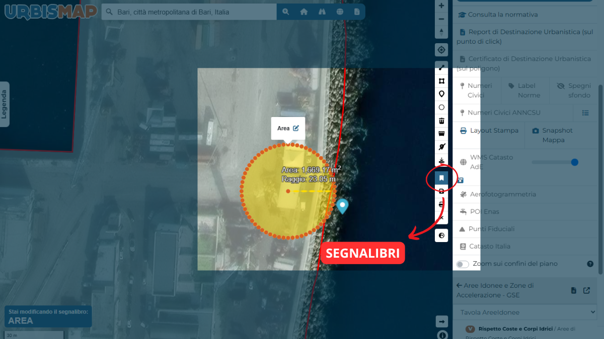 strumento segnalibri_urbismap