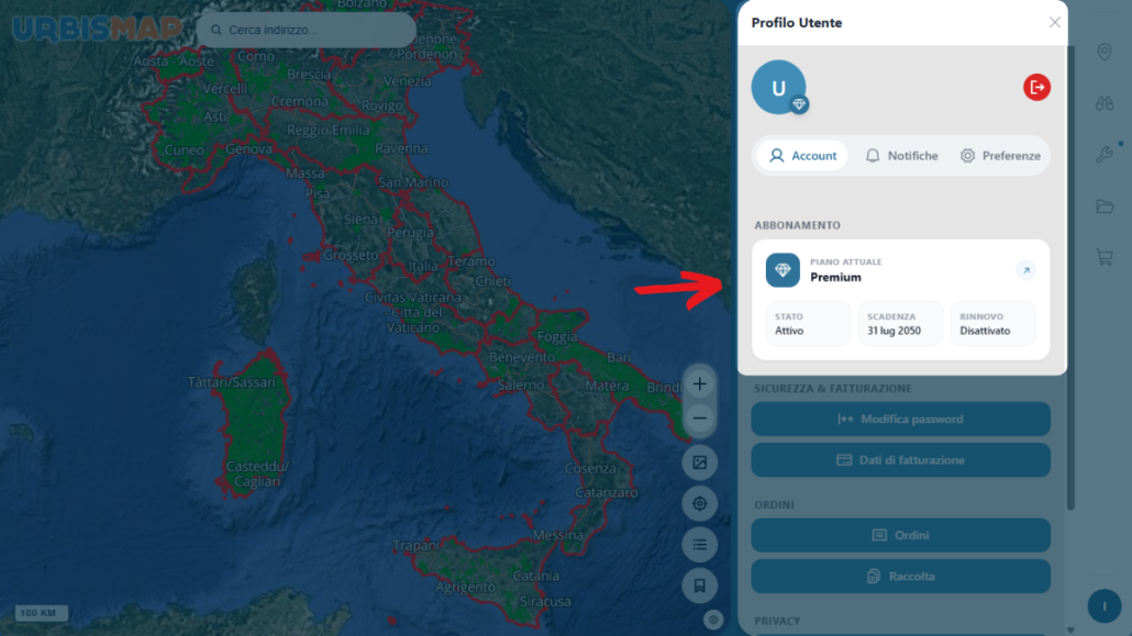 ABBONAMENTO URBISMAP PREMIUM:
tutto quello che devi sapere sul nuovo metodo di pagamento  