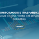 nuova pagina stato del servizio di UrbisMap