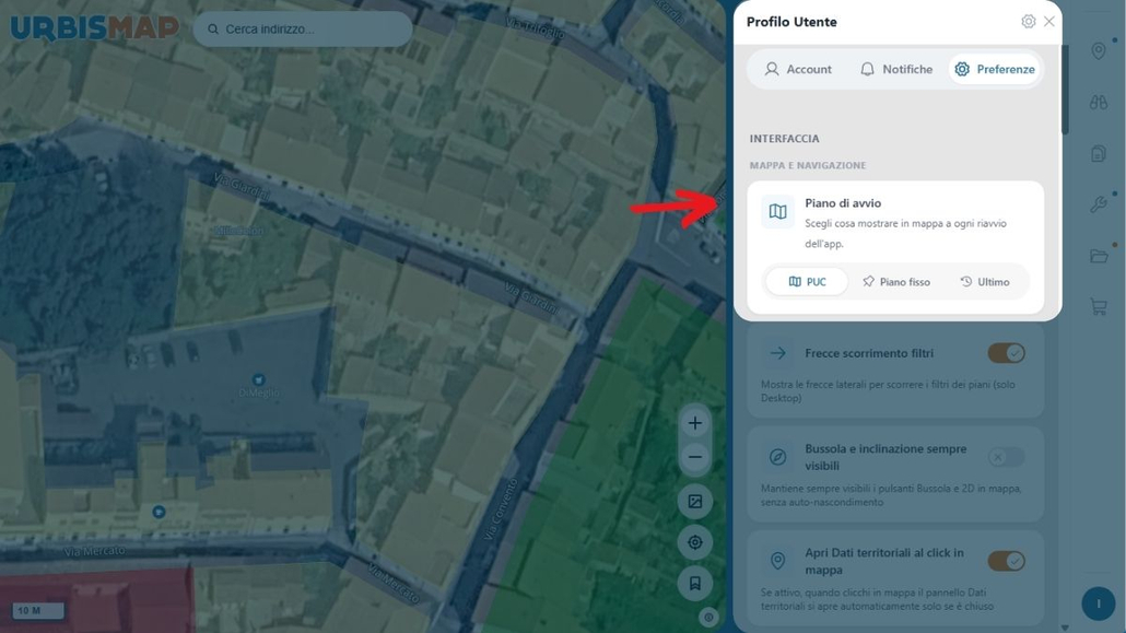 Nuova versione Geoportale UrbisMap_ V4.4.3
Come configurare il piano urbanistico da visualizzare all'avvio