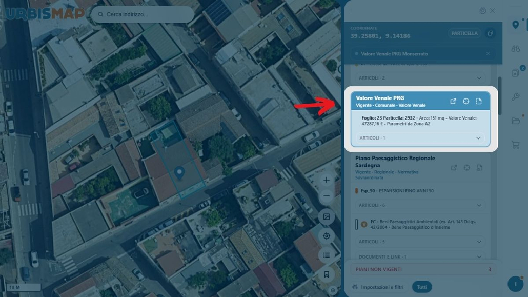 Calcolo valore venale delle aree ai fini IMU: calcolo e perimetrazione del valore complessivo sul Geoportale UrbisMap